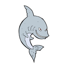 funny cartoon shark
