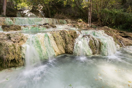 Fosso Bianco hot springs in Bagni San Filippo