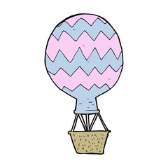 cartoon hot air balloon
