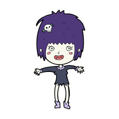 cartoon vampire girl
