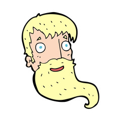 cartoon bearded man