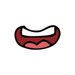 cartoon mouth