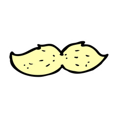 cartoon mustache