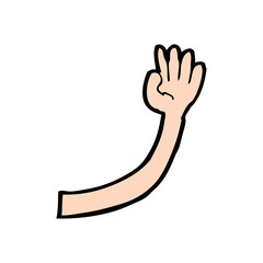 cartoon arm