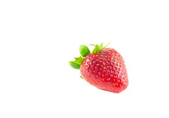 Strawberry isolate on the white background