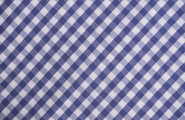 Tischtuch blau weiß kariert - 85410524