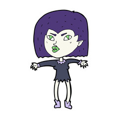 cartoon vampire girl