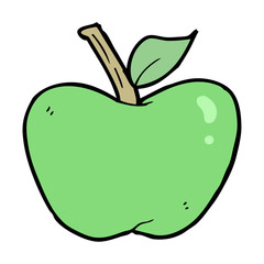 cartoon apple