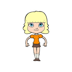 cartoon girl