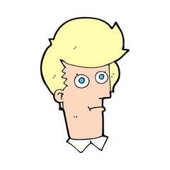 cartoon staring face