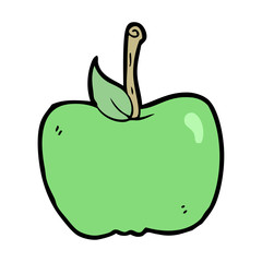 cartoon apple