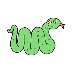 funny cartoon snake