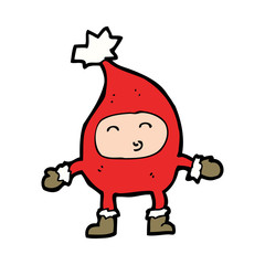 cartoon funny christmas character