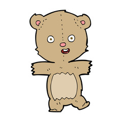 cartoon dancing teddy bear