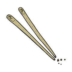 cartoon chopsticks