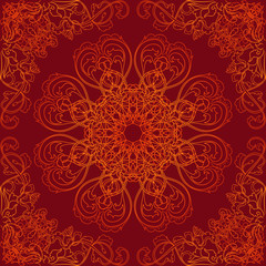Buddhist seamless thai pattern vector art