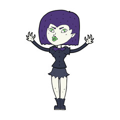 cartoon vampire girl