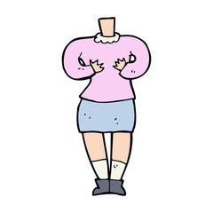 cartoon female body (add photos or mix and match cartoons)