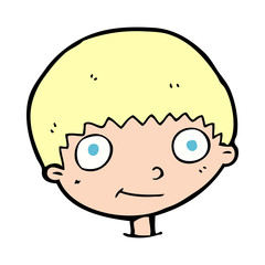 cartoon happy boy