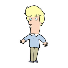 cartoon startled man