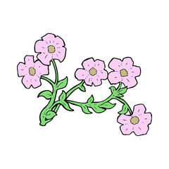 cartoon flowers