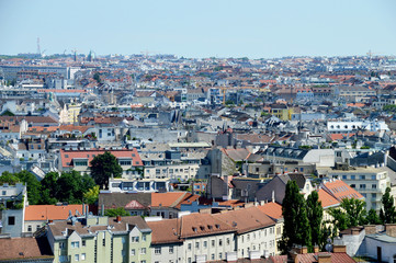 Fototapeta premium Blick über die Dächer von Wien