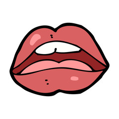 open mouth cartoon symbol