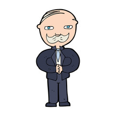 caroton old man with mustache