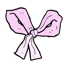 cartoon pink bow