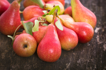 Fresh organic pears 