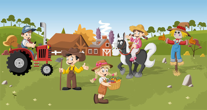 Cartoon Farmers Images – Browse 76,221 Stock Photos, Vectors, and Video |  Adobe Stock