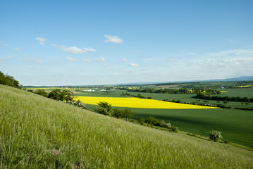 Obraz premium Hügel und Ebenen