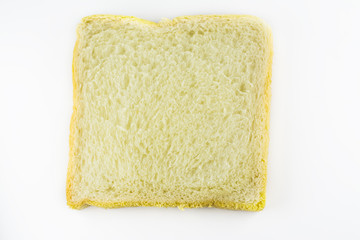 bread on white background