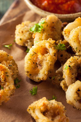 Homemade Breaded Fried Calamari