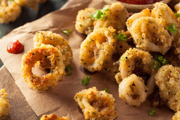 Homemade Breaded Fried Calamari
