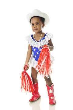 Tiny American Cheerleader