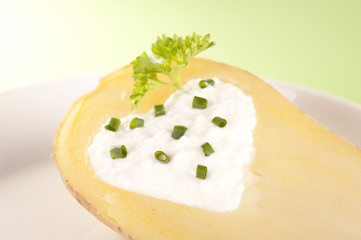 potato with cottage cheese