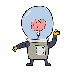 cartoon robot cyborg