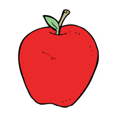 cartoon apple