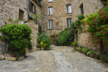 Dans les murs de Arcs sur Argens (83460), département du Var en région Provence-Alpes-Côte-d'Azur, France	