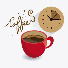 Coffee time design.