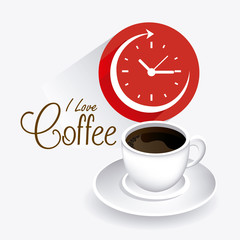 Coffee time design.