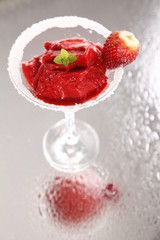 Margarita strawberry ice cream