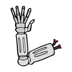cartoon robot arm
