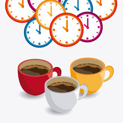 Coffee time design.