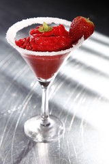 Margarita strawberry ice cream