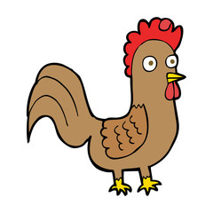 cartoon rooster