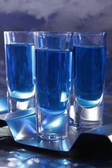 kamikaze drink, blue drink