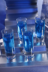 kamikaze drink, blue drink