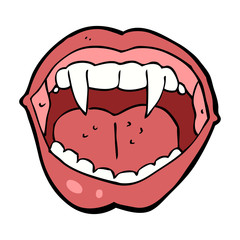cartoon vampire mouth